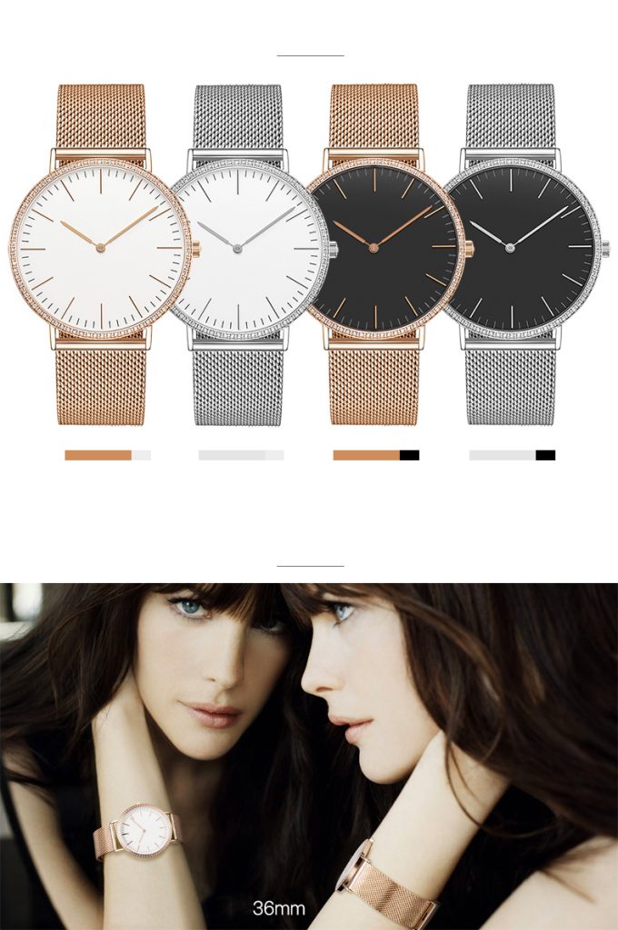 adjustable metal watch band