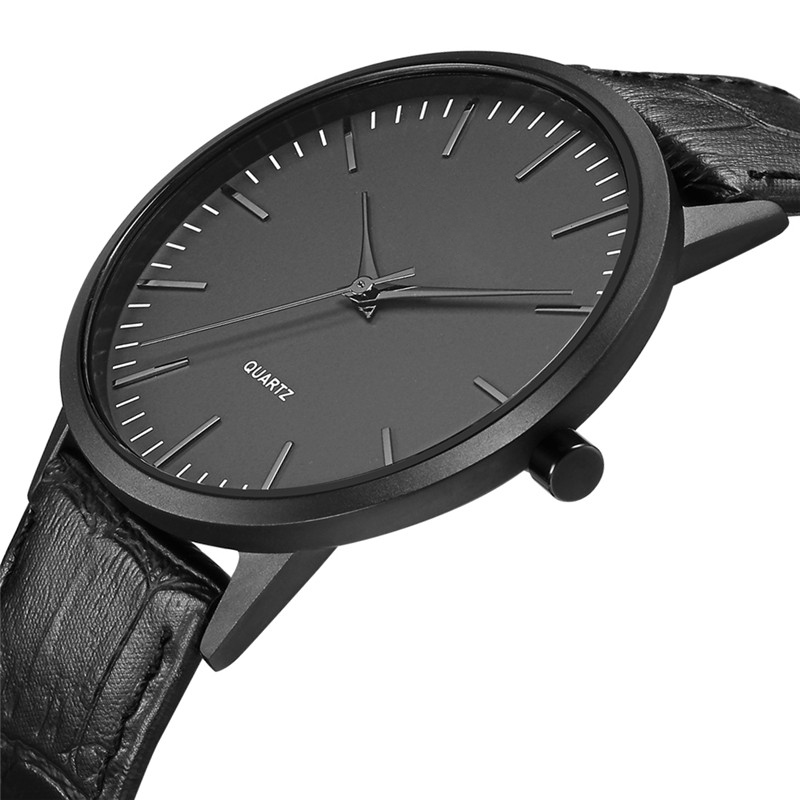 black leather strap for watches