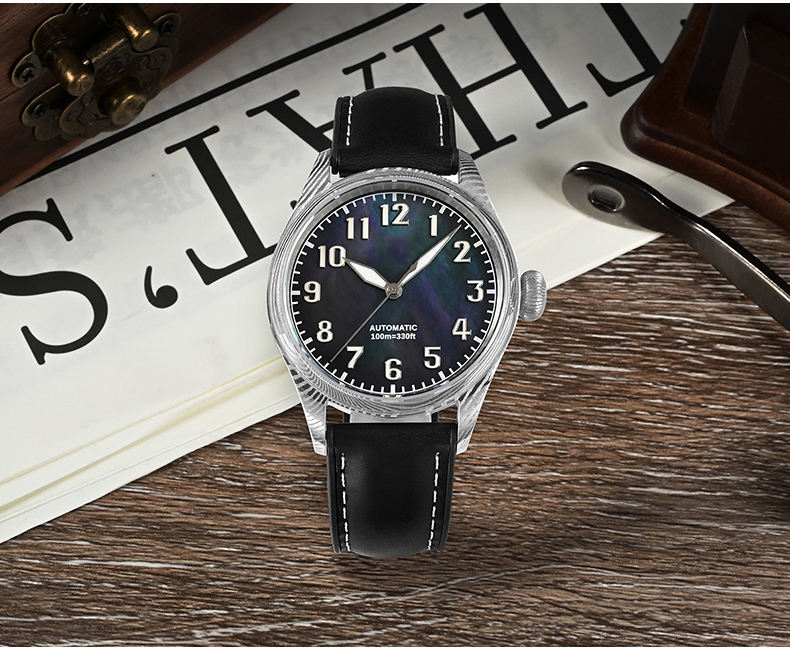 damascus steel watch maker 1