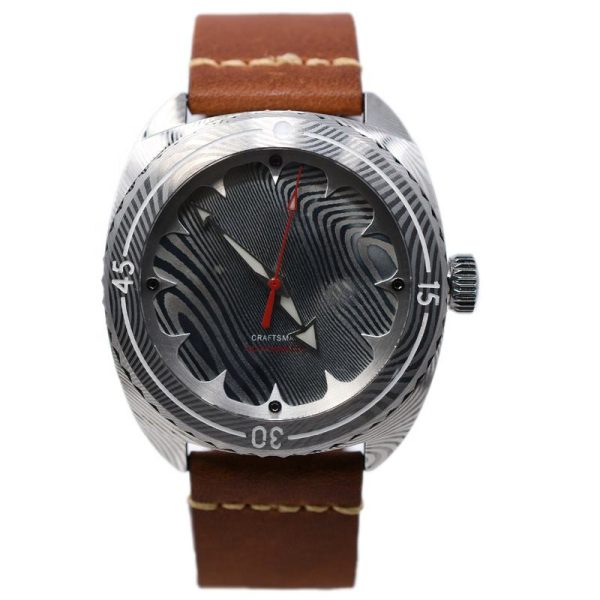 damascus steel watch maker