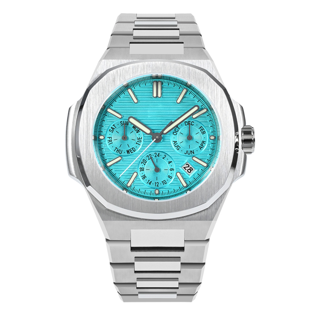 custom 316L stainless steel chrono watches