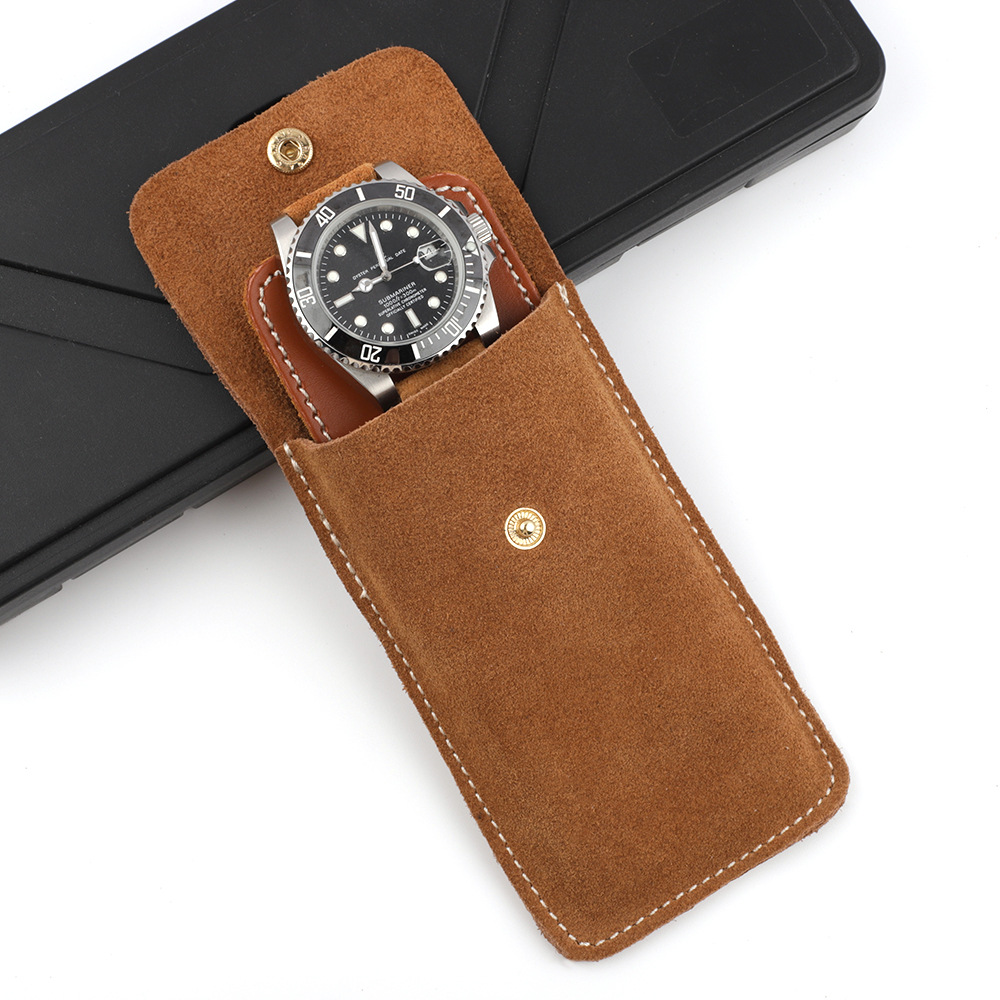 custom leather watch