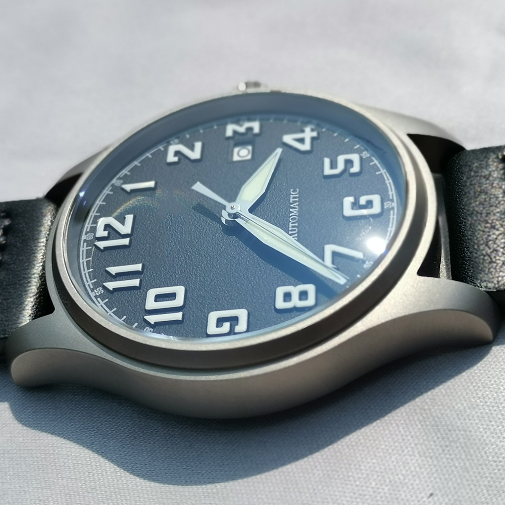custom logo titanium watches