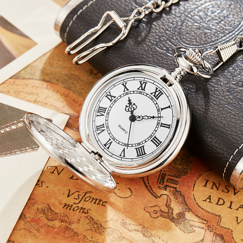Custom open face pocket watches