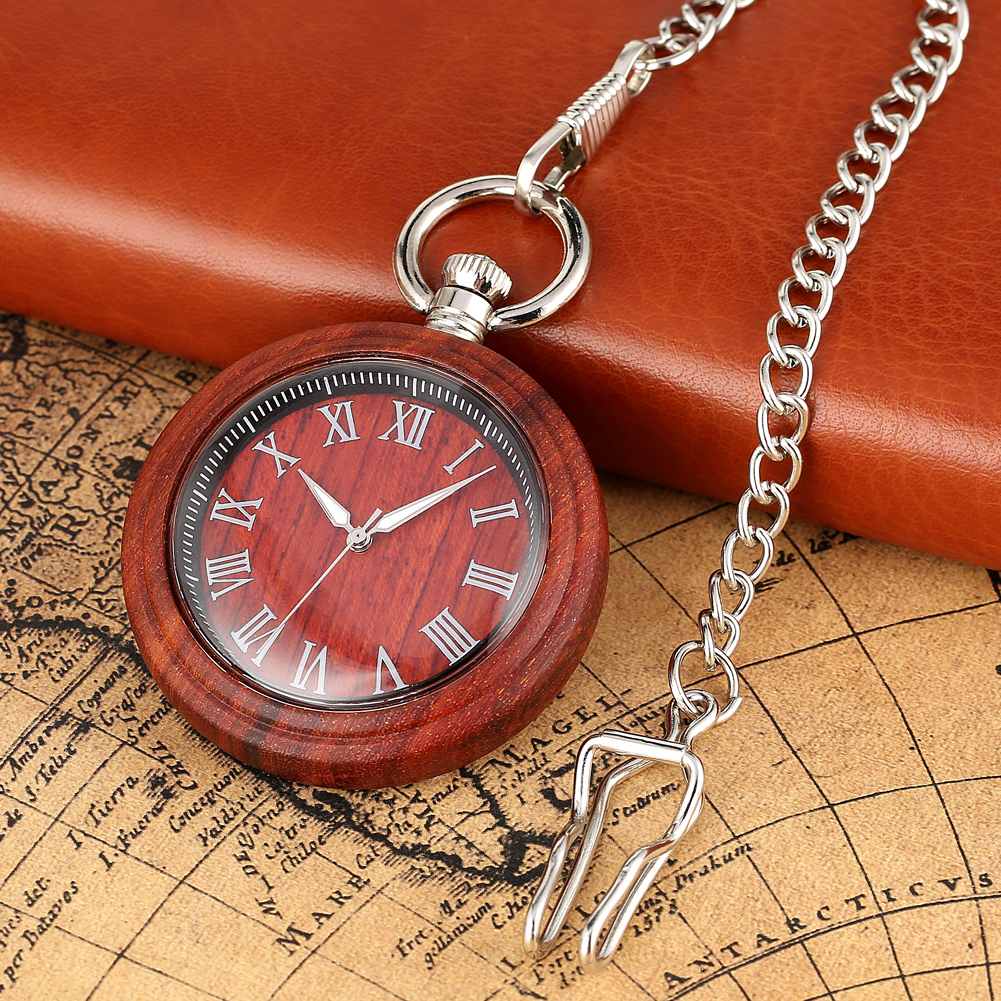 mechanical wooden watch
