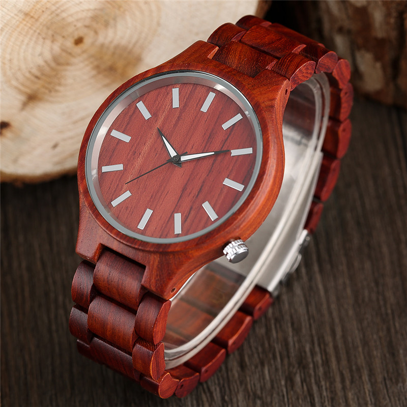 wooden dial watch