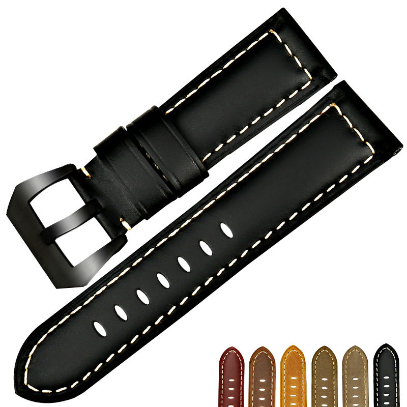 OEM different shape real leather strap with your logo with different color