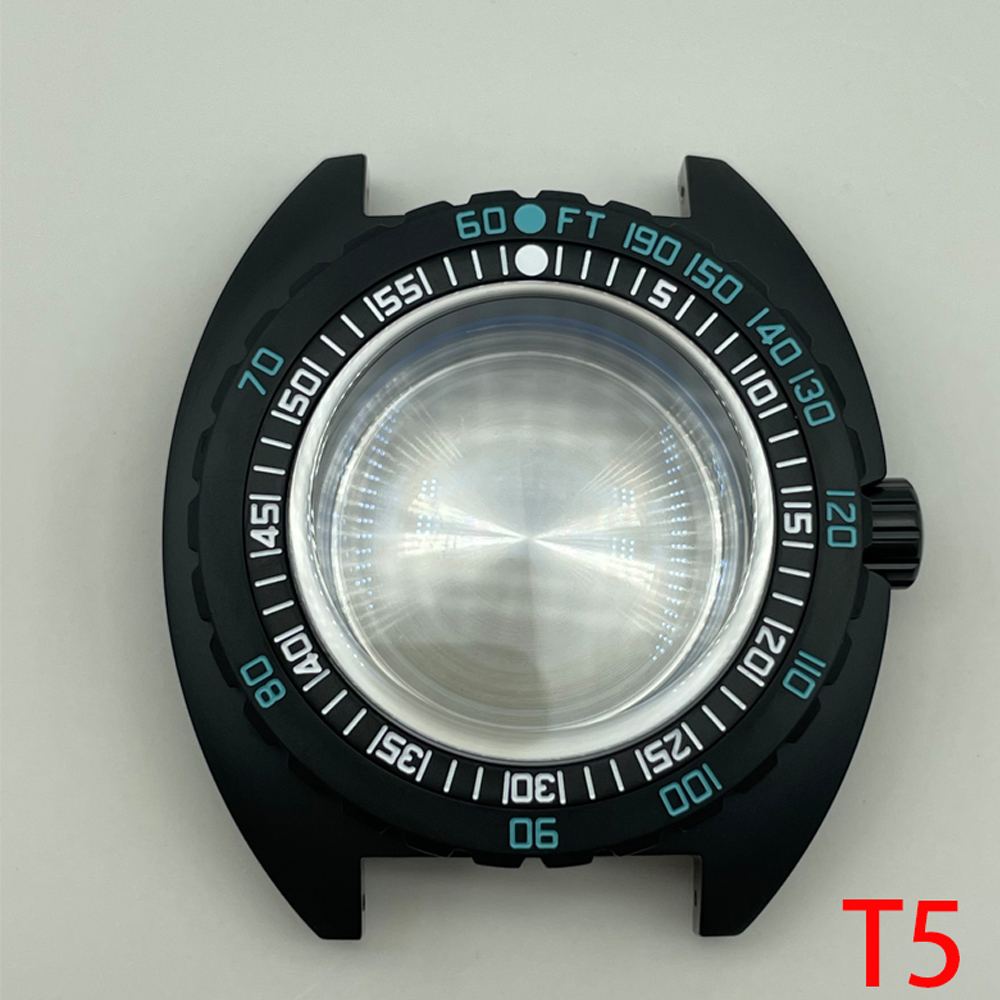 Stainless steel watch case in DLC plating