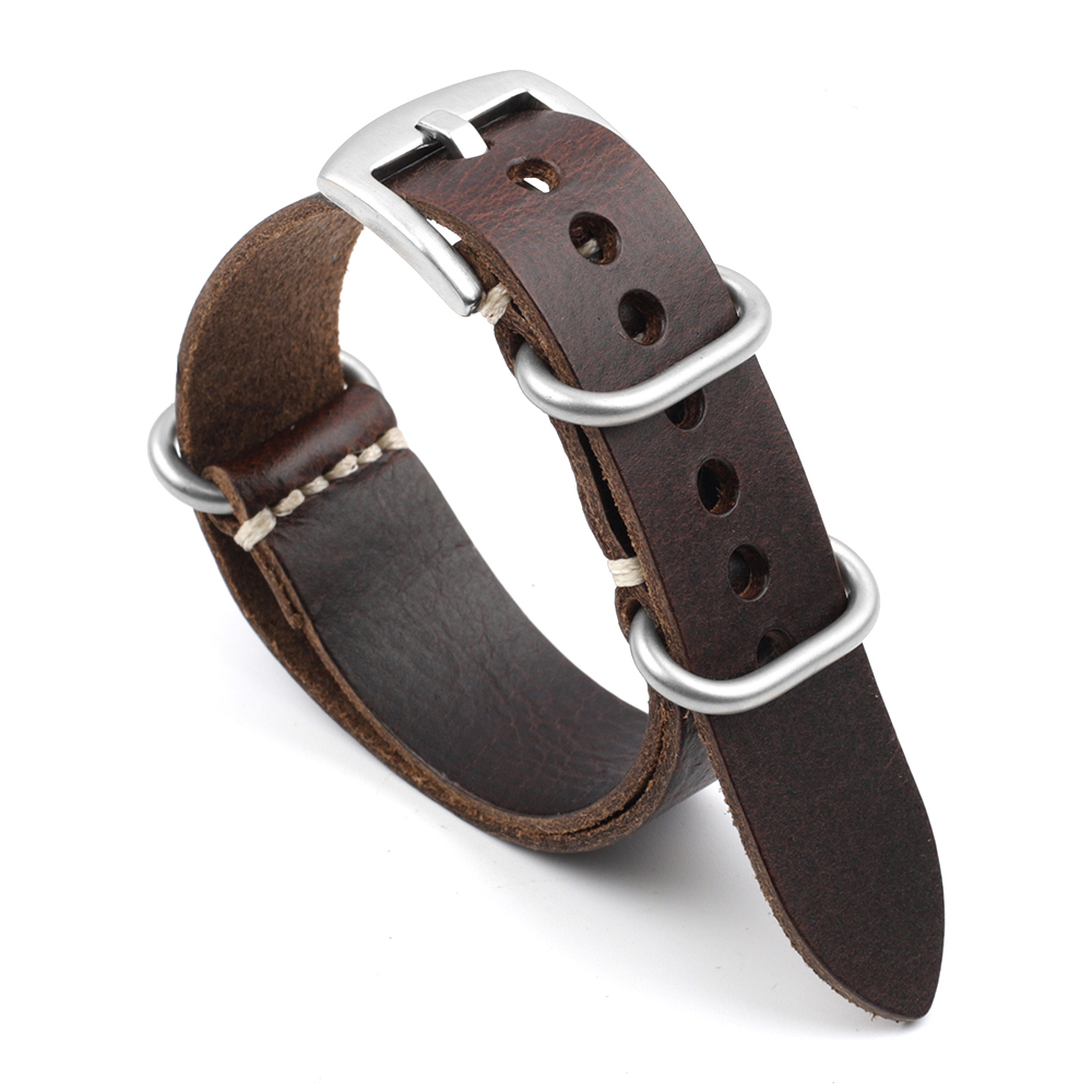 Vintage watch straps customzied logo made in China