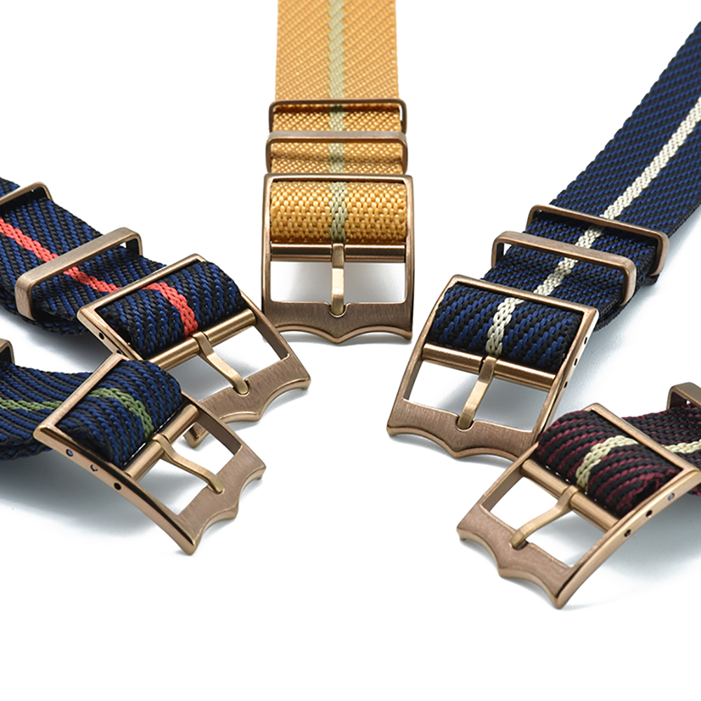 Custom nylon watch band with different color