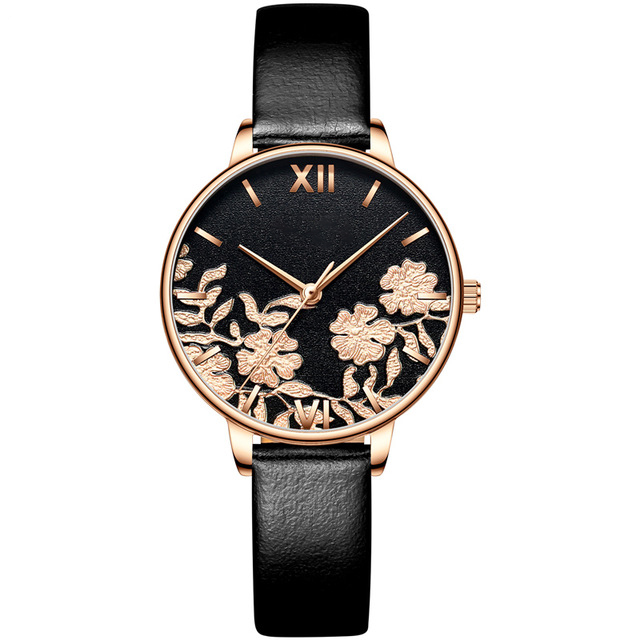 custom leather watch