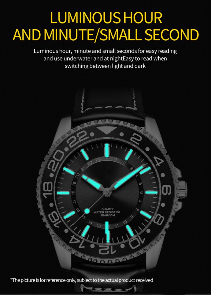 custom luminous quartz watches - Aigell Watch is a professional watch manufacturer