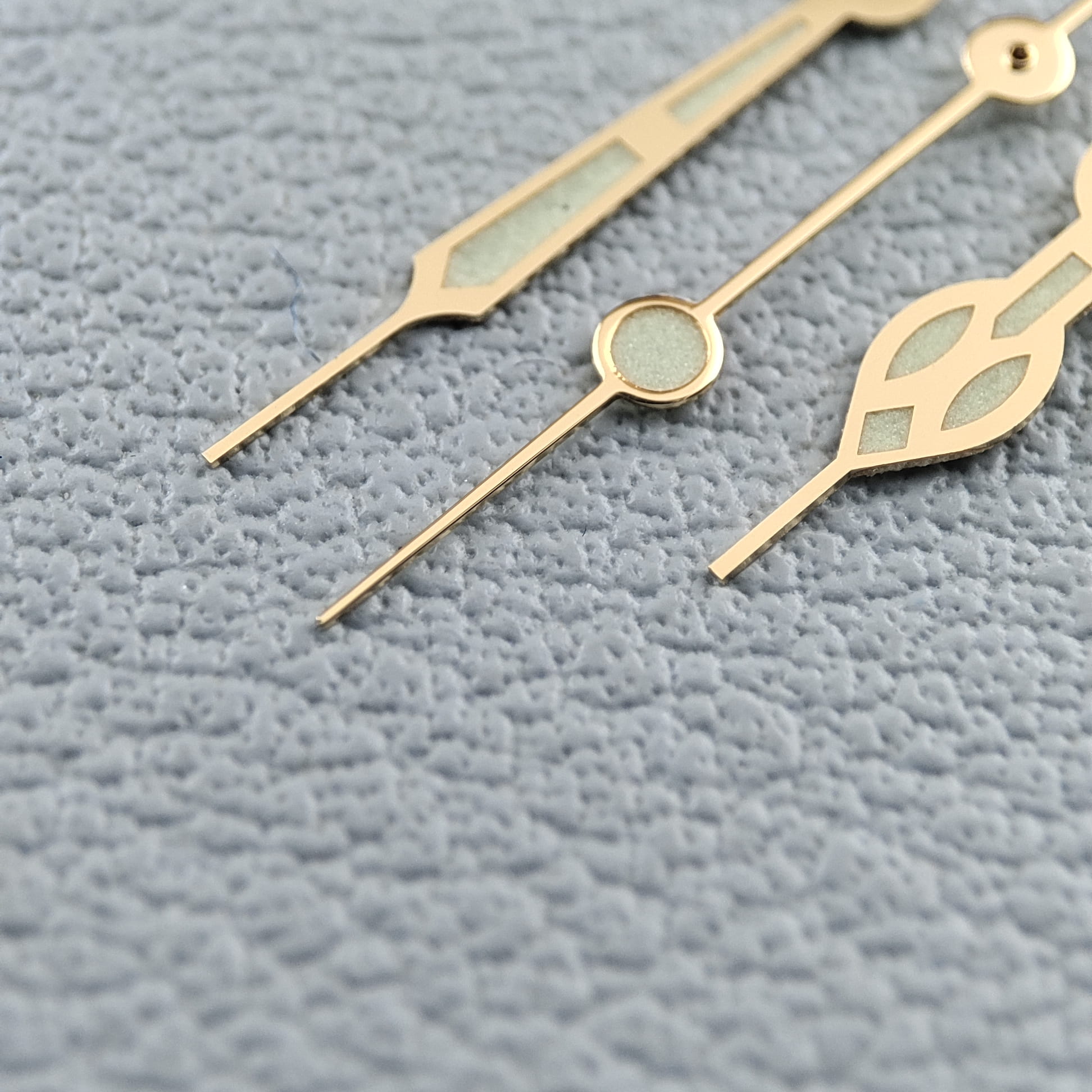 Custom luminous C3 hands in gold and other color,luminous watch hands,mens watch luminous hands