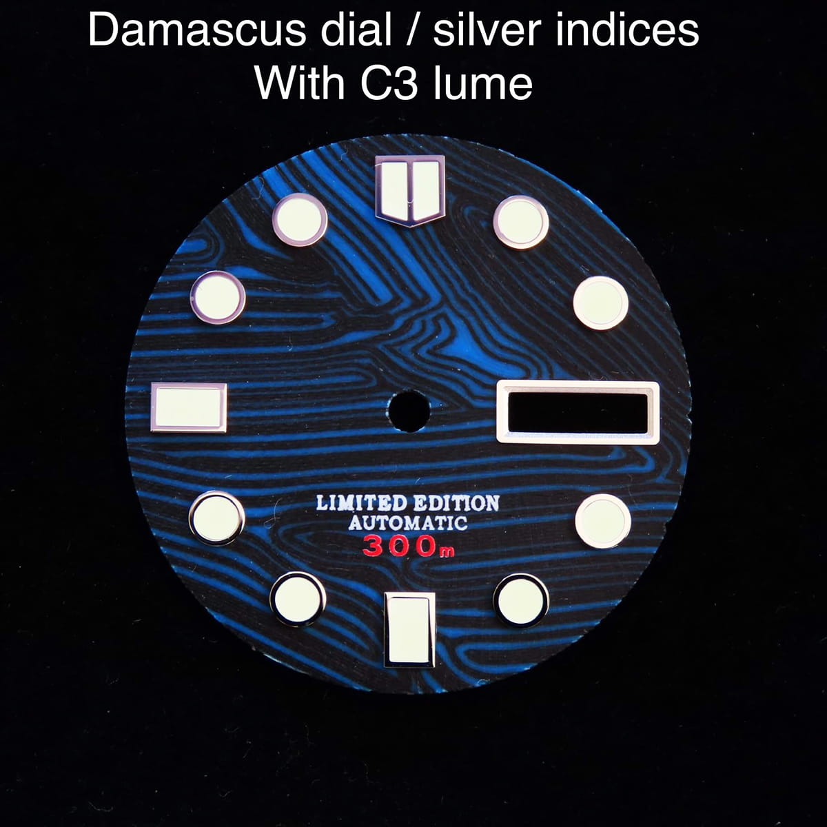 damascus watch dial manufacturers Custom watch dials with different patterns C3 BGW9 luminova,watch dial maker,custom watch dials,watch dials made in China - damascus watch dial manufacturers - OEM Watch Manufacturer in China