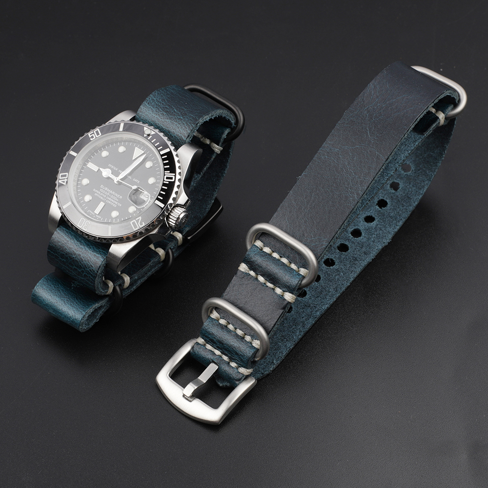 Vintage watch straps customzied logo made in China