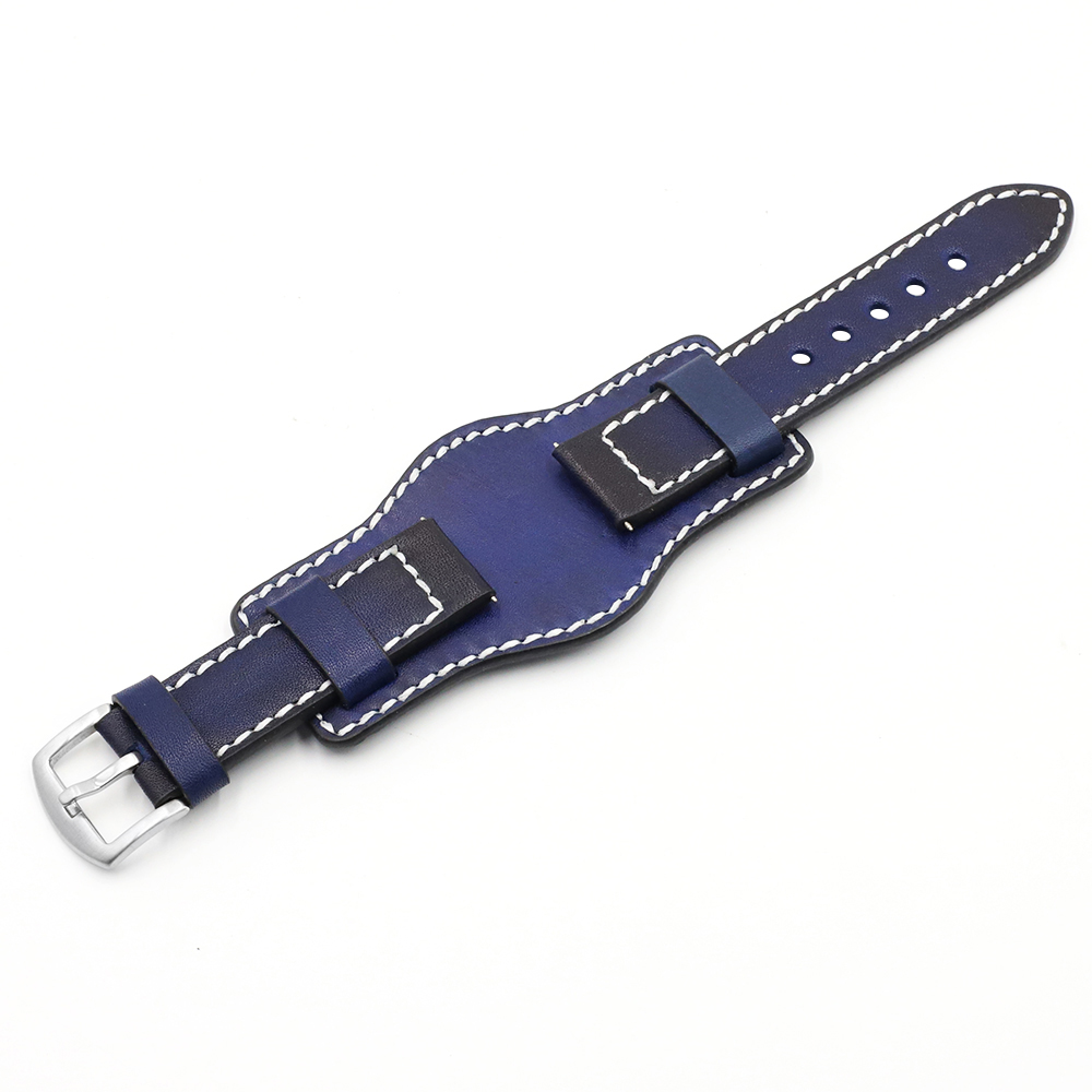 Hand made men`s wrist leather watch bracelets