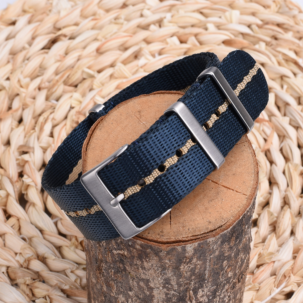 Custom nato nylon watch straps buckle with logo