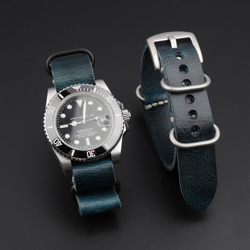 Vintage watch straps customzied logo made in China