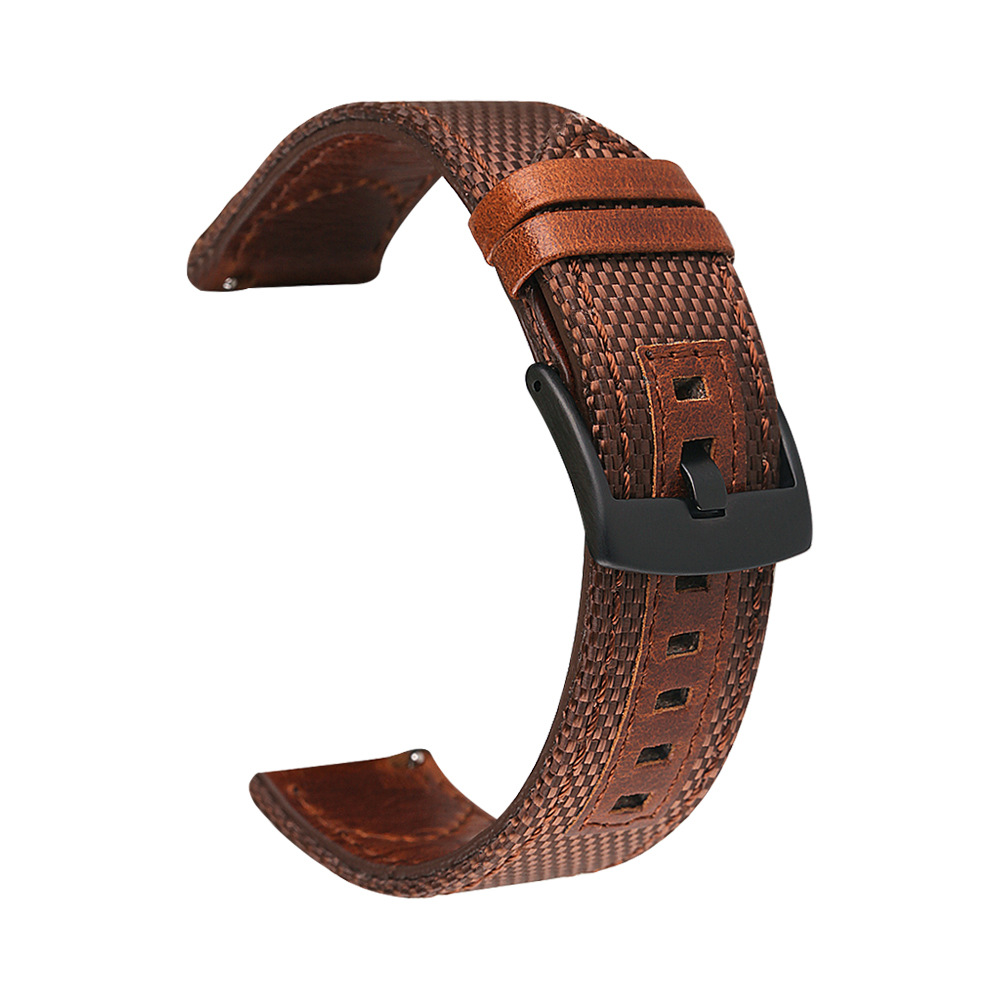 Custom nylon canvas strap watchbands in bulk