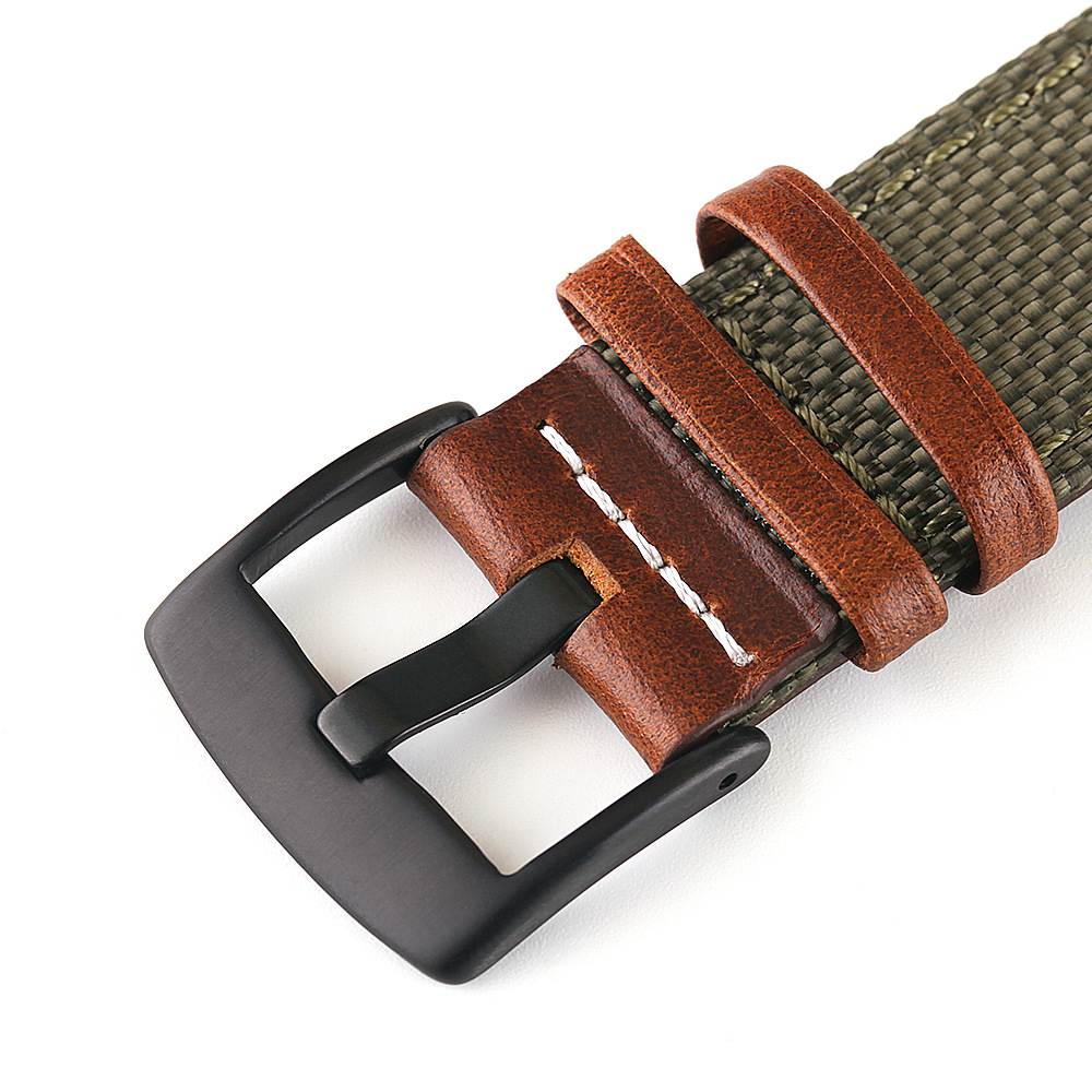 Custom nylon canvas strap watchbands in bulk