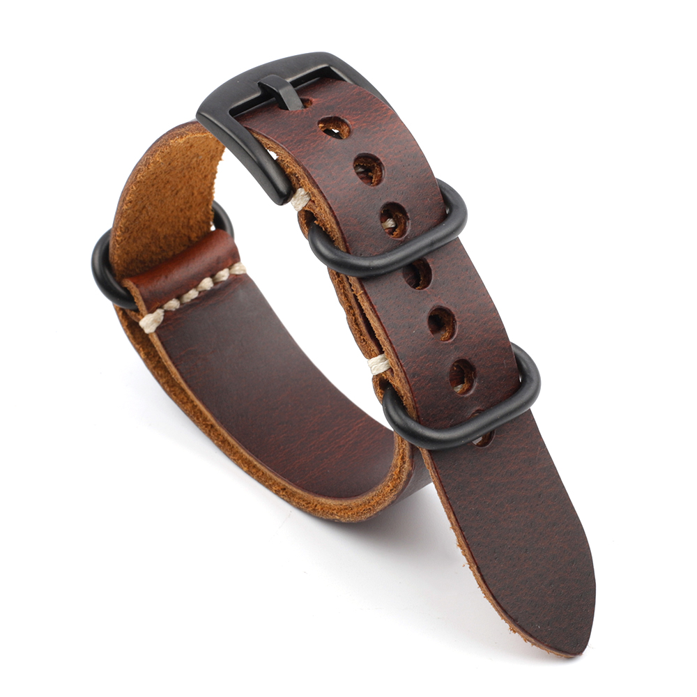 Vintage watch straps customzied logo made in China
