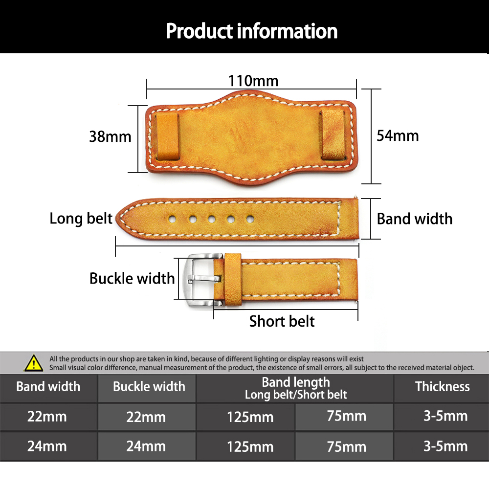 Hand made men`s wrist leather watch bracelets