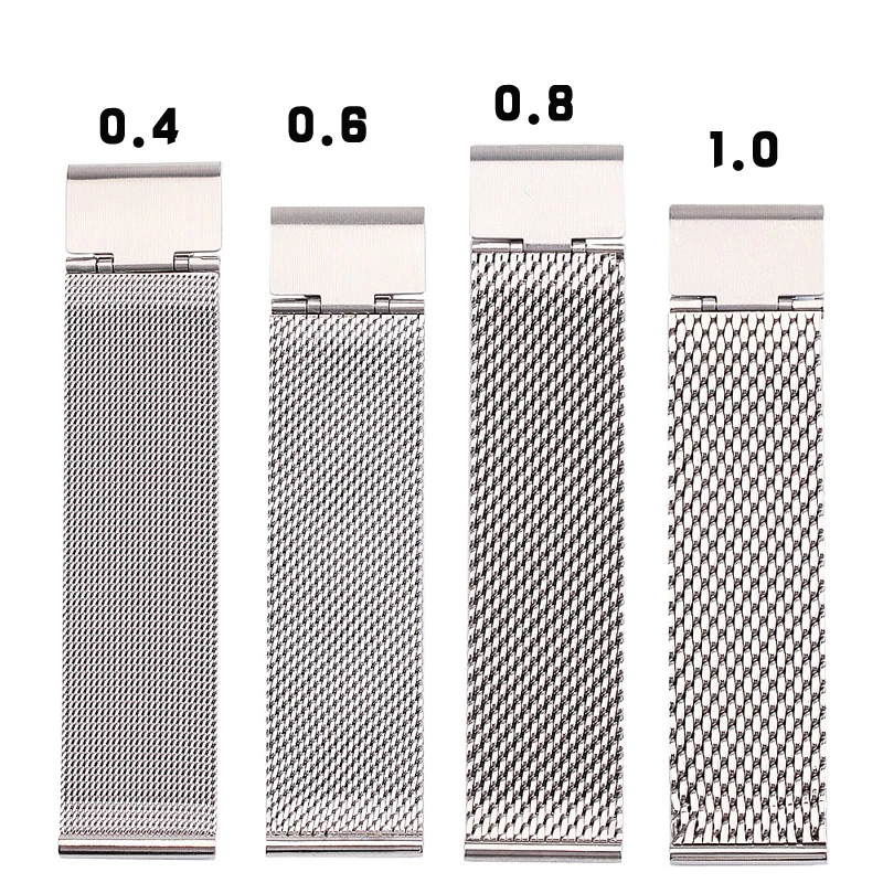 Custom quality stainless steel mesh band with different colors