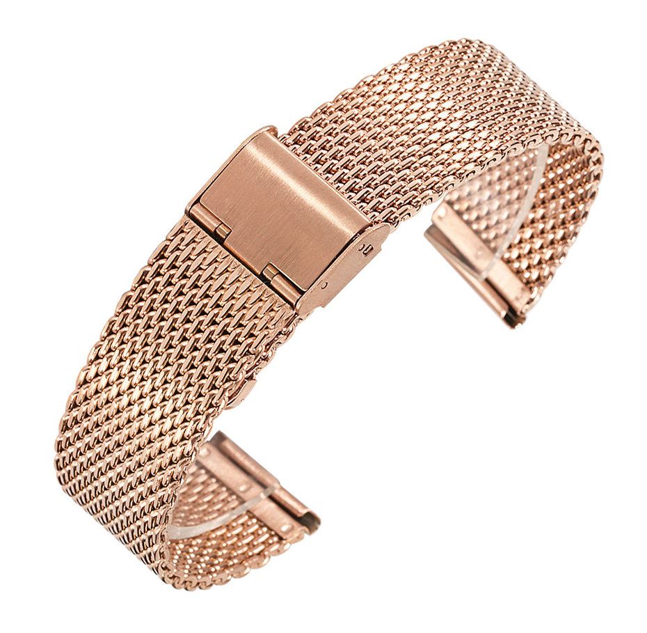 Custom quality stainless steel mesh band with different colors