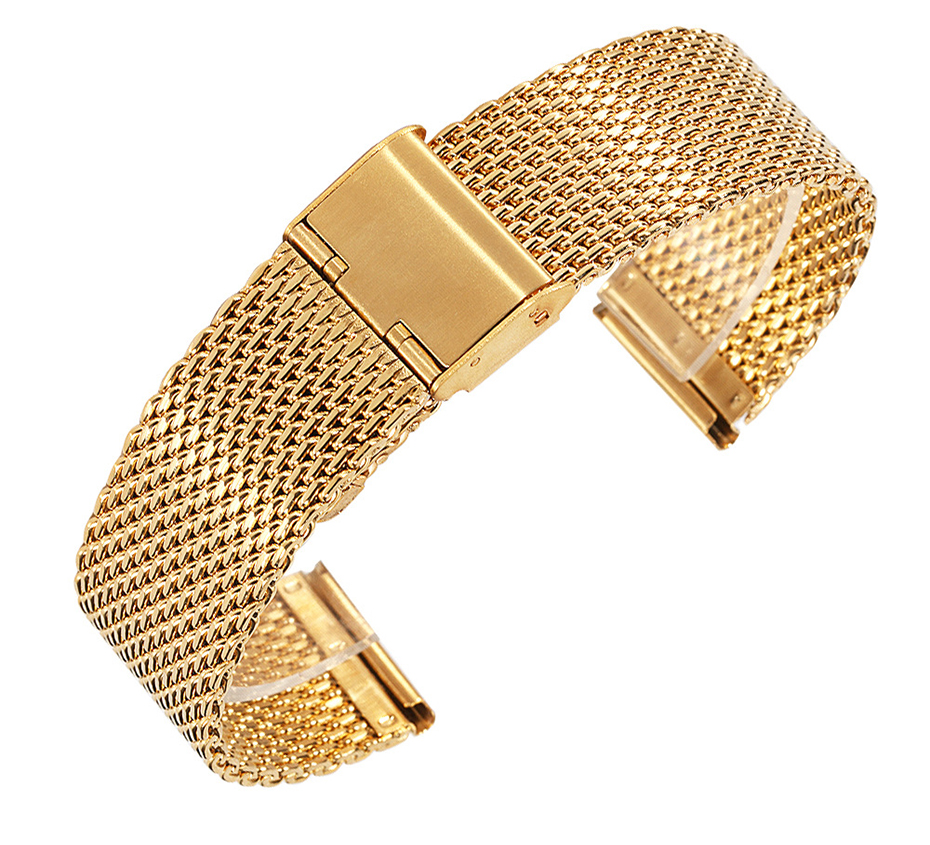 Custom quality stainless steel mesh band with different colors