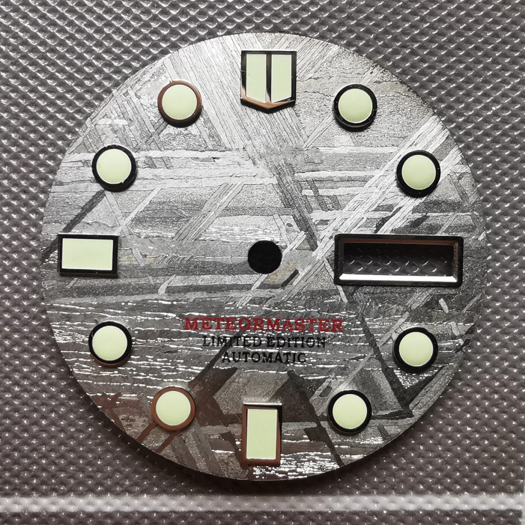meteorite dials with brands