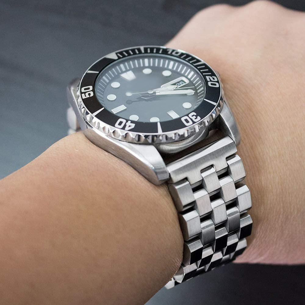 Custom Stainless steel watch band with logo