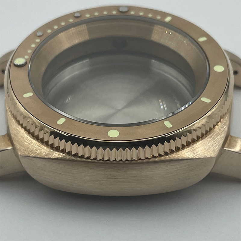 CUSN8 bronze watches bezel with C3 luminous 20AMT waterproof
