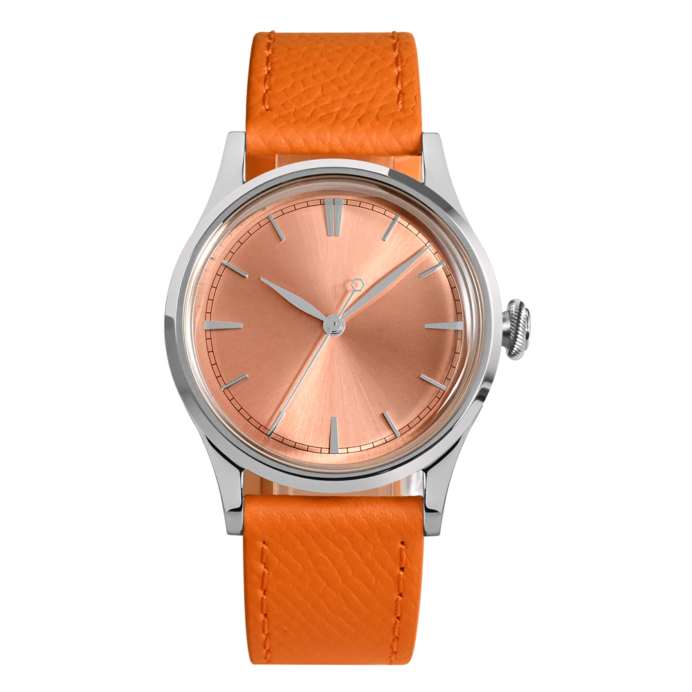 vegan leather strap watch