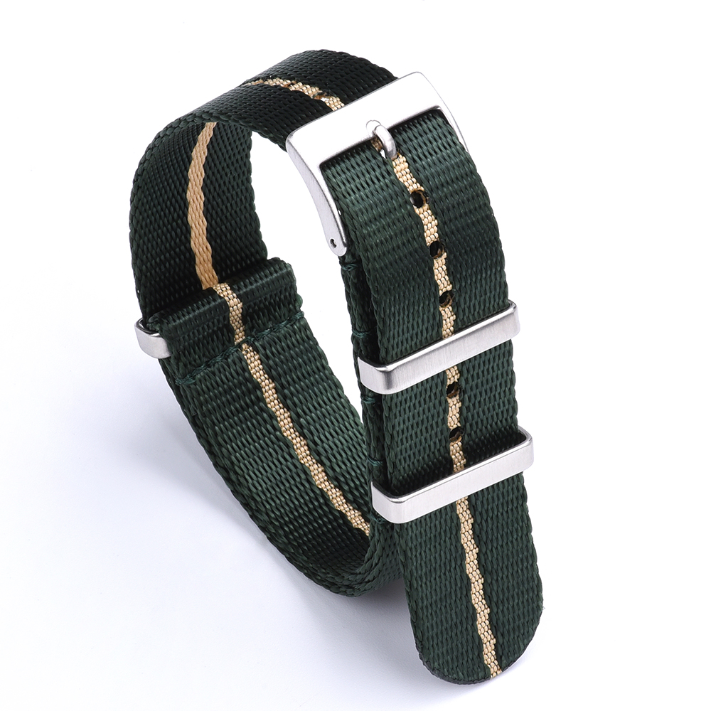 Custom nato nylon watch straps buckle with logo