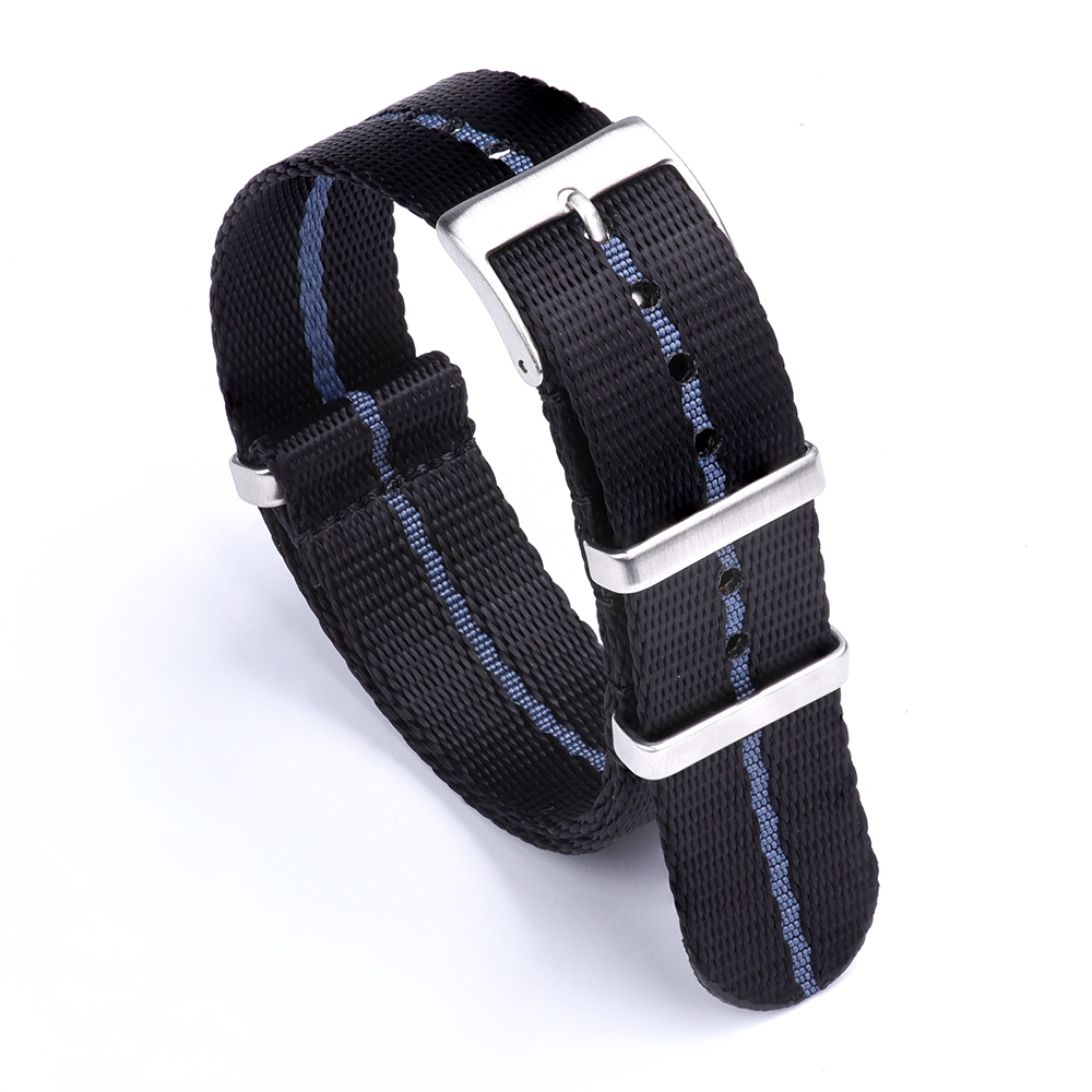 Custom nato nylon watch straps buckle with logo