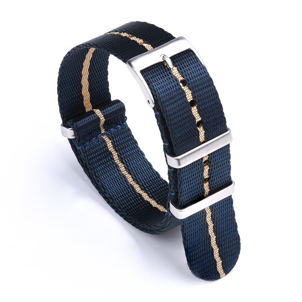 Custom nato nylon watch straps buckle with logo