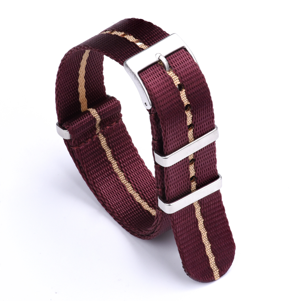 Custom nato nylon watch straps buckle with logo