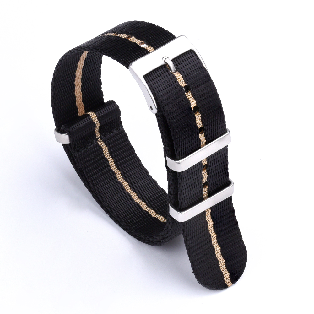 Custom nato nylon watch straps buckle with logo