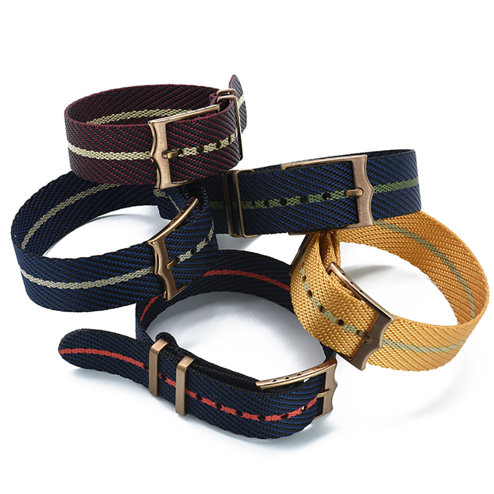 Custom nylon watch band with different color