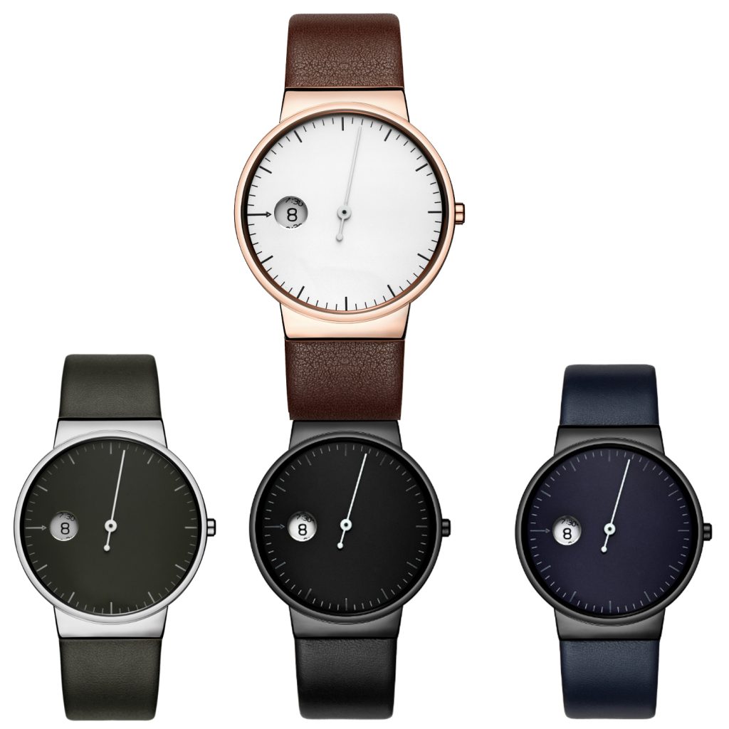 Design watches online custom logo watches wholesale with vegan leather strap