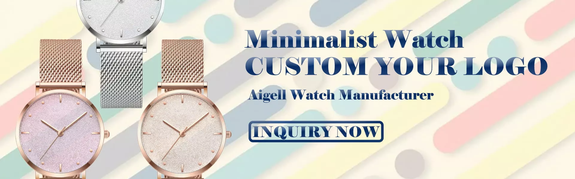 custom minimalist watch