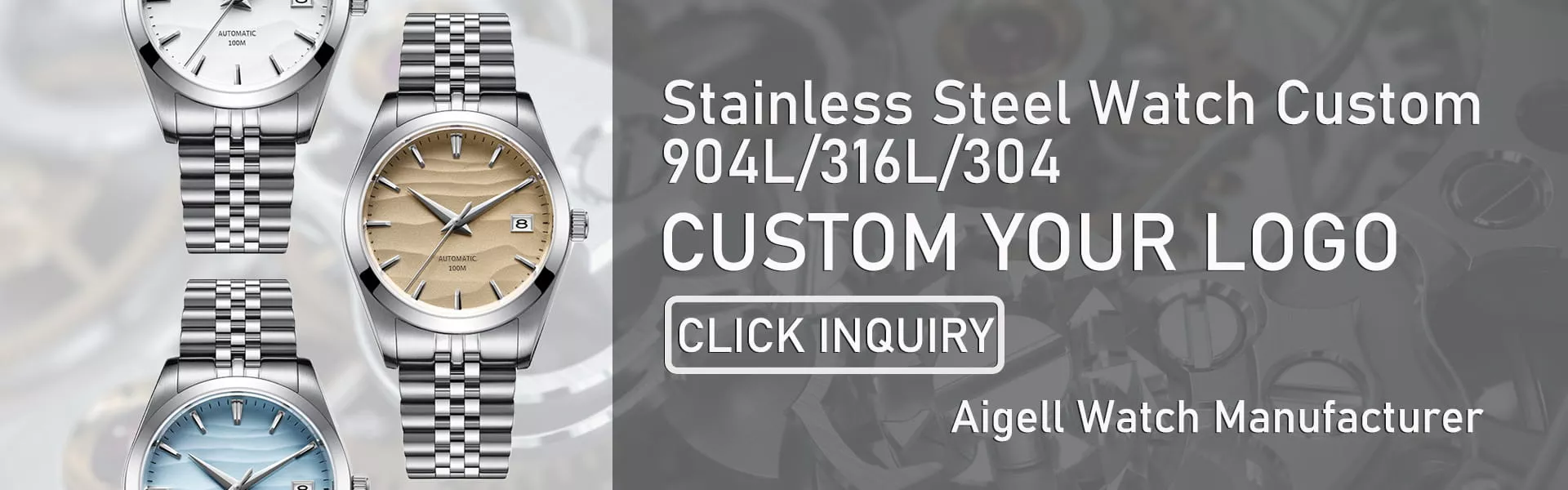 stainless steel watches for men
